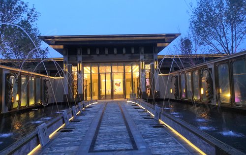 晋府玖号动态:晋府玖号园林夜景实景拍摄-运城安居客