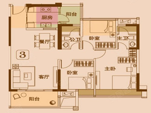 佳境康城户型图
