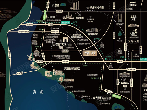 龙湖山海原著御景,昆明龙湖山海原著御景房价,楼盘户型,周边配套,交通地图,广福路辅路与海埂路交叉口西140米 - 安居客