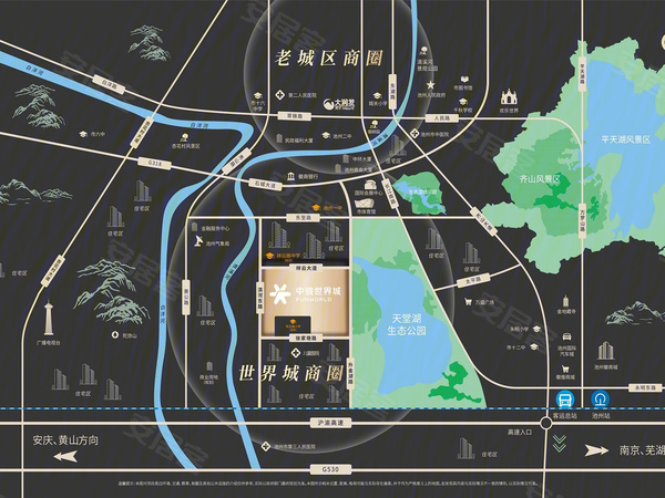 池州中骏世界城,池州池州中骏世界城房价,楼盘户型,周边配套,交通地图,安徽省池州市贵池区升金湖路和祥云大道交汇处 - 安居客