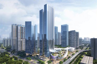 广州南沙金洲越秀国际总部广场楼盘新房真实图片