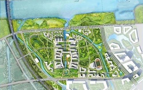 东涌镇中海熙园旁边的庆盛板块规划