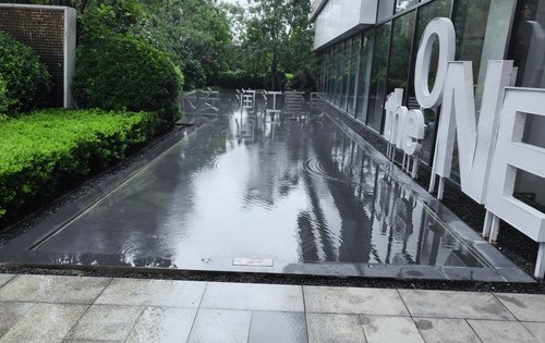 售楼处的水系,欢迎来参观