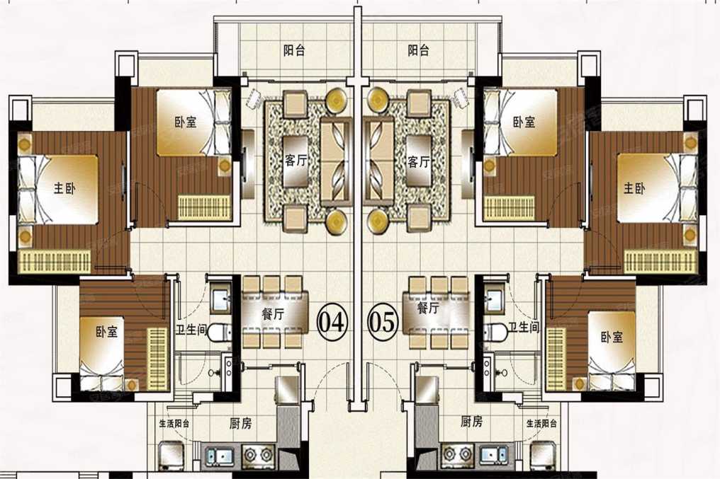 新推户型叠溪花园新推78㎡的户型2020