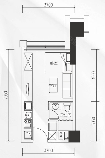远洋新天地2期公寓户型图