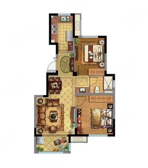 上实滨湖城海上湾鹭居户型图