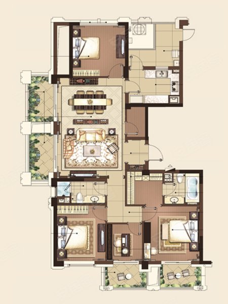 理想康城一品户型图