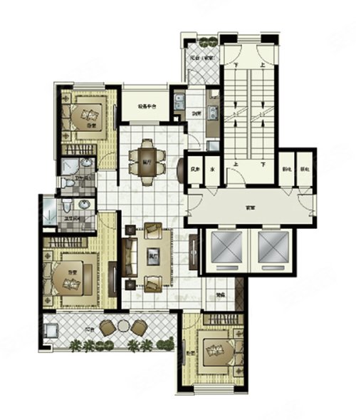 众安银泰城户型图