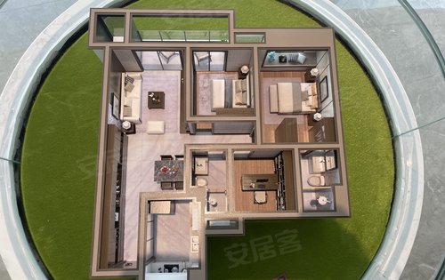 售楼处户型模型