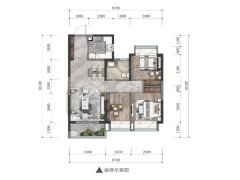 昆明书香云海户型图,昆明书香云海房型图,书香云海原始户型图大全 - 安居客
