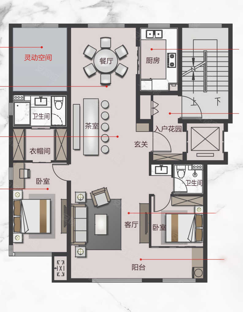 光耀府户型图图片