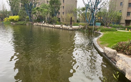 鄭東恒大文化旅遊城動態:濱河悅府實景園林配套,超寬樓間距-開封安居