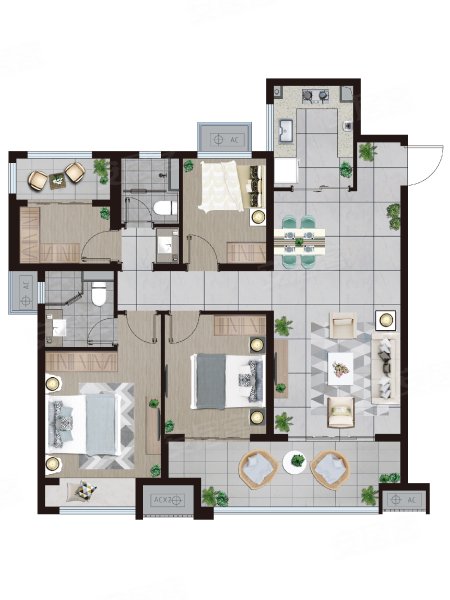 龙湖大境天成户型图