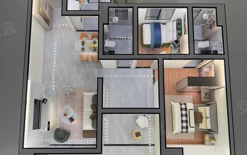 项目户型模型出来啦