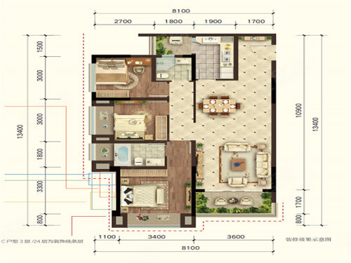 北京城建龍樾生態城戶型圖