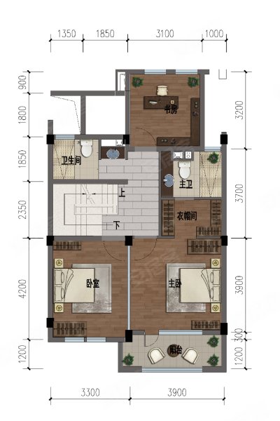 漾山宸院户型图