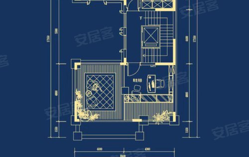 春城首府,联排别墅户型图.