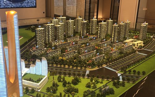 保利澄之华庭沙盘模型