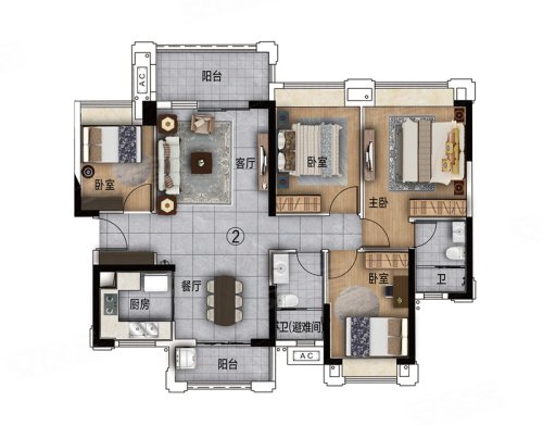 雅居乐·剑桥郡·剑桥汇户型图