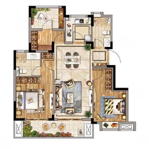 绿地林肯公馆户型图