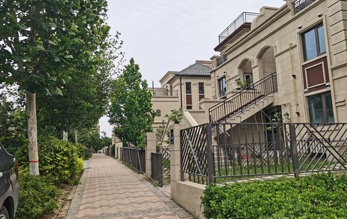 路劲阳光城叠拼别墅实景拍摄现房