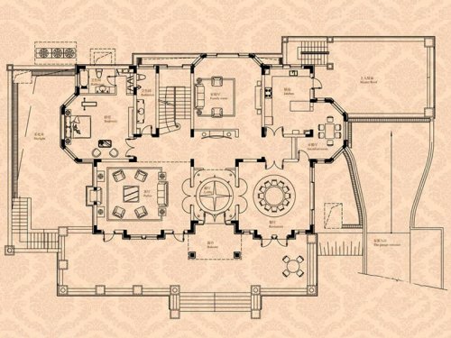 东郊壹号a户型,东郊壹号别墅约505.