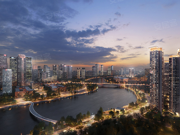 建发·灯湖缦云，佛山建发·灯湖缦云房价，楼盘户型，周边配套，交通地图，佛山·千灯湖·一线滨江公园旁 - 安居客