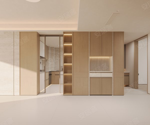 招商·云璟揽阅A1揽景户型,招商·云璟揽阅3室2厅1卫1厨约79.00平米户型图,朝南北朝向 - 北京安居客
