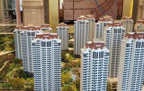 天房中山路项目沙盘布局