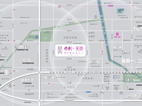 保利·天瓒,西安保利·天瓒房价,楼盘户型,周边配套,交通地图,西安·高新·科技六路与化龙二路交汇处 - 安居客