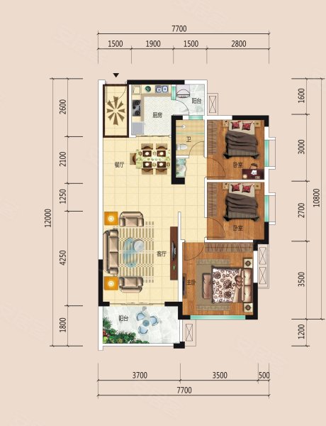 冠华城桂香园户型图
