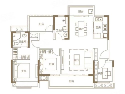 港龙紫誉华庭户型图