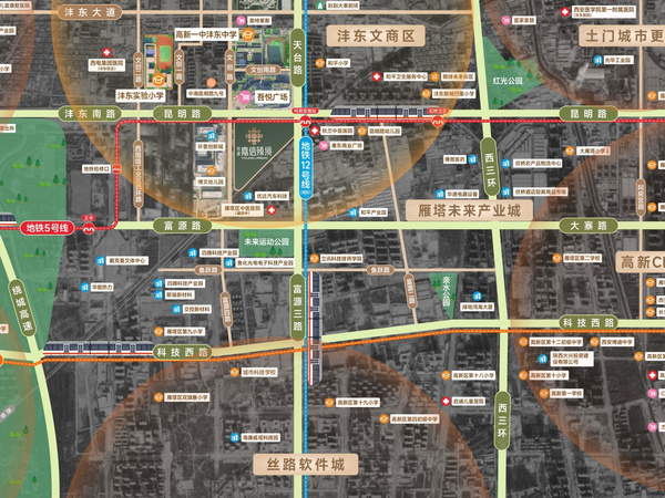 地建嘉信臻境,西安地建嘉信臻境房价,楼盘户型,周边配套,交通地图,西安市未央区沣东新城文商片区沣东南路以南、和平路以东 - 安居客