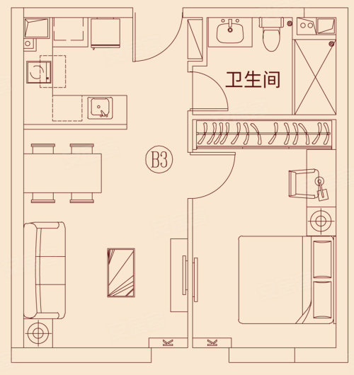 恒大时代广场户型图