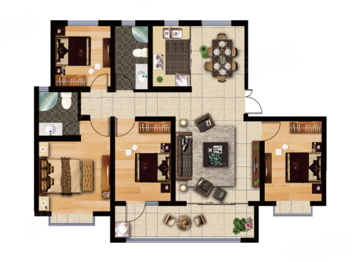 阜丰澜岸户型图