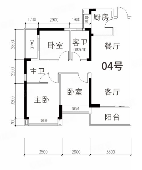仁和美地家园户型图