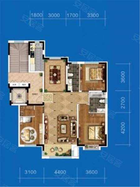 龙城帝景户型图