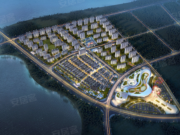 酒泉奥特莱斯丝路小镇楼盘建筑物外景