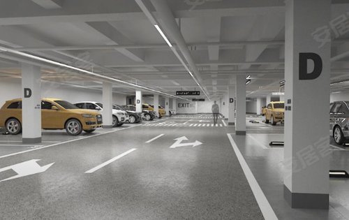 永威新一代地下车库色调越简约越上档次