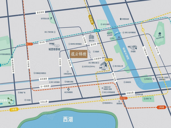 滨江坤和揽云锦绣里，杭州滨江坤和揽云锦绣里房价，楼盘户型，周边配套，交通地图，登云路与永固路交叉口往南10米 - 安居客