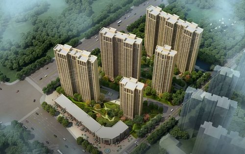 融创玺园三期鸟瞰图