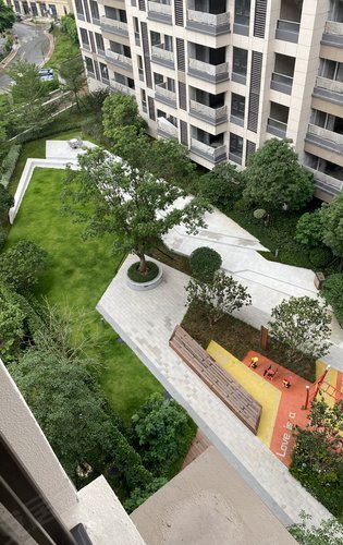 万科紫台动态:社区实景绿化拍摄-福州安居客