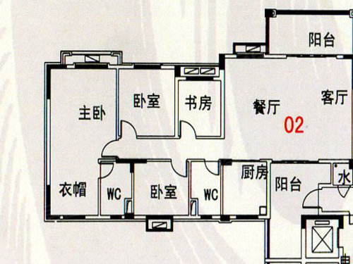 碧桂园豪庭平面图图片