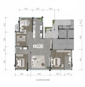 南宁邦泰揽境户型图，南宁邦泰揽境房型图，邦泰揽境原始户型图大全 - 安居客