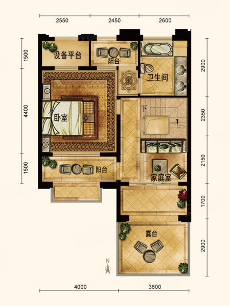 德信英溪大院戶型圖