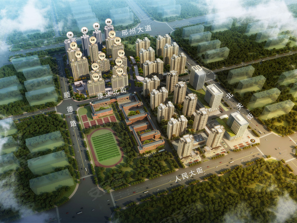 德铭棠悦府，邢台德铭棠悦府房价，楼盘户型，周边配套，交通地图，襄都区莲池大街与豫让桥路交汇处西北侧 - 安居客