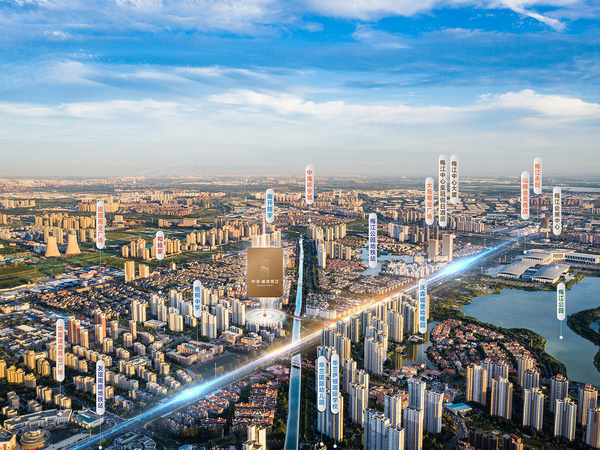 中海峰境梅江楼盘建筑物外景