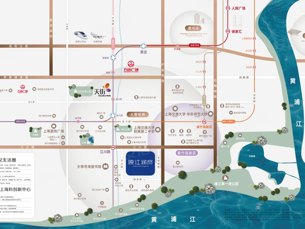 华润置地映江润府，上海华润置地映江润府房价，楼盘户型，周边配套，交通地图，江川路地铁站东行约500米处 - 安居客