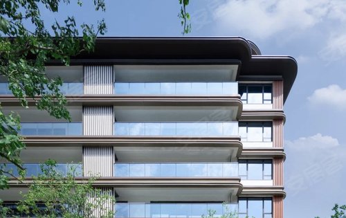 洋房楼栋外立面和楼栋入户大门实景拍摄