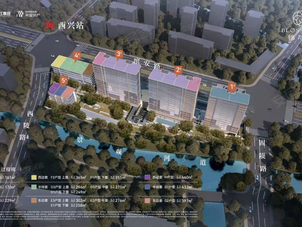 滨江兴耀·锦川源,杭州滨江兴耀·锦川源房价,楼盘户型,周边配套,交通地图,西陵路与滨安路交会 - 安居客